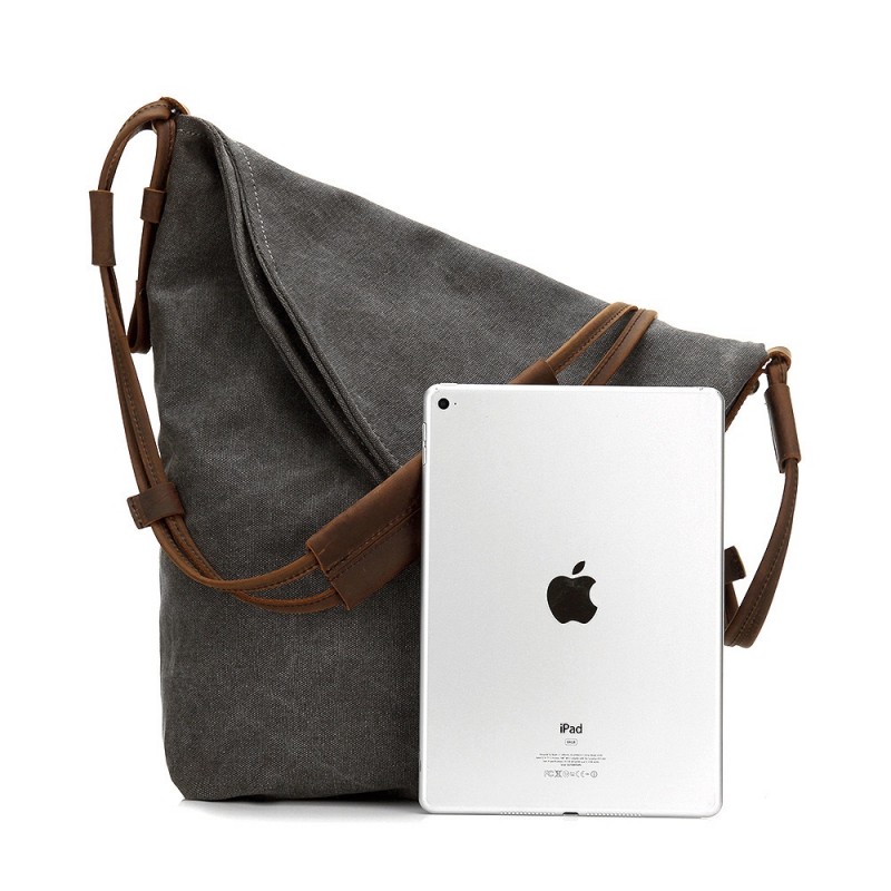 Женская сумка через плечо Air графит - 17 фото