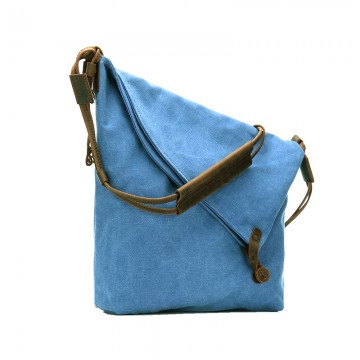 Женская сумка через плечо Air голубая фото