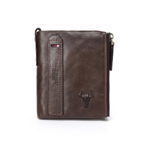 Чоловічий шкіряний гаманець Corrida темно-коричневий