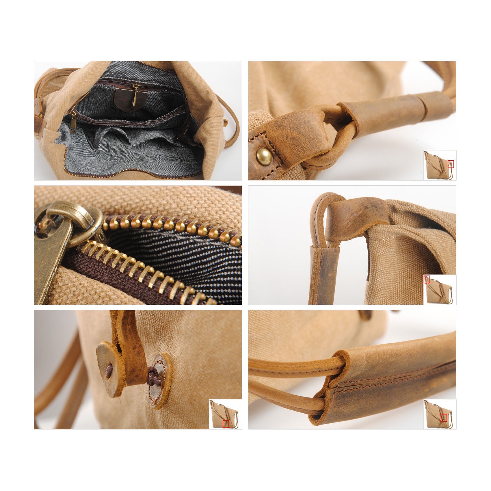 Женская сумка через плечо Air светло-коричневая