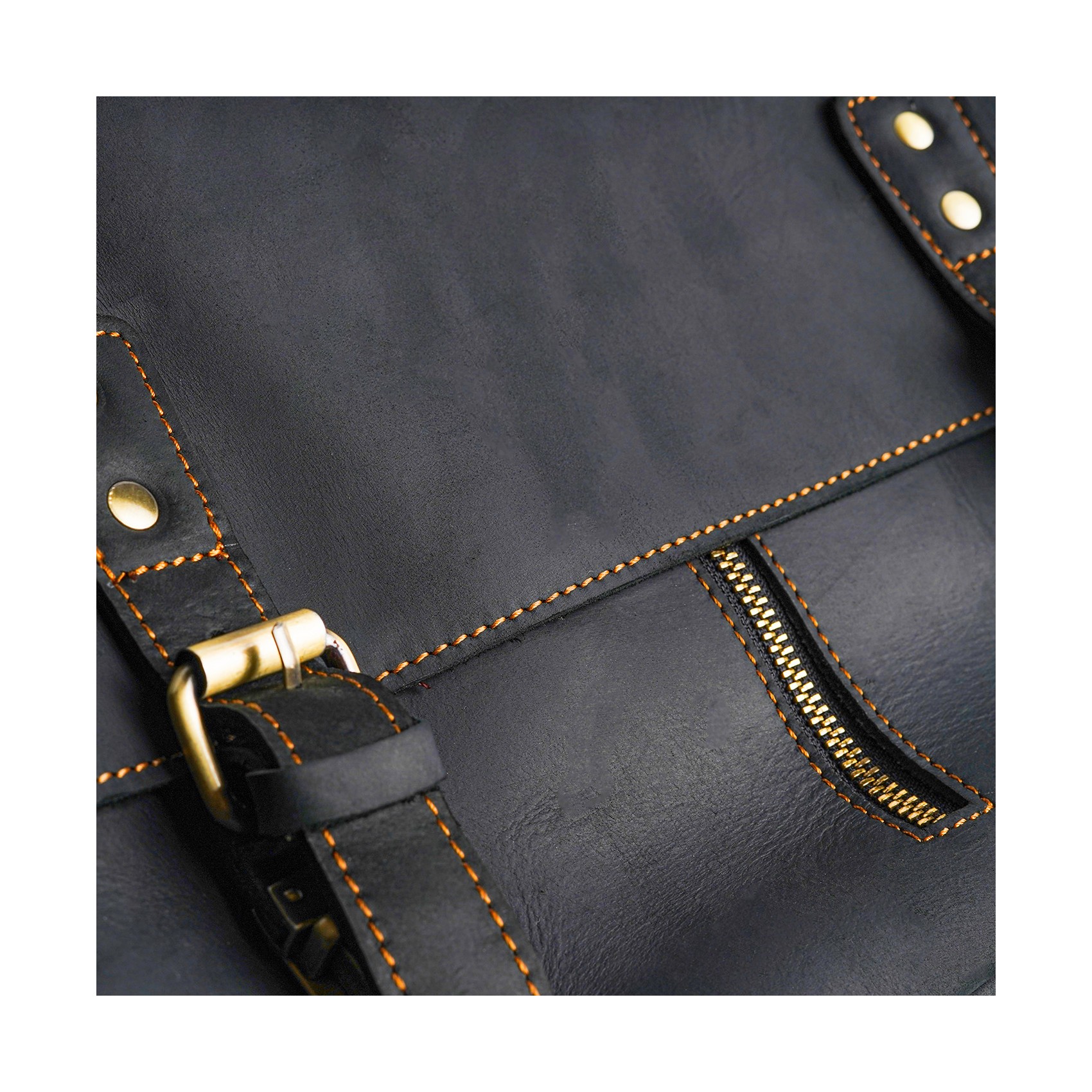 Мужской кожаный портфель Jonathan черный торф