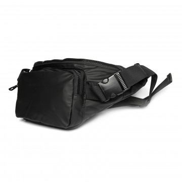 Сумка бананка на пояс чорна Jerome фото