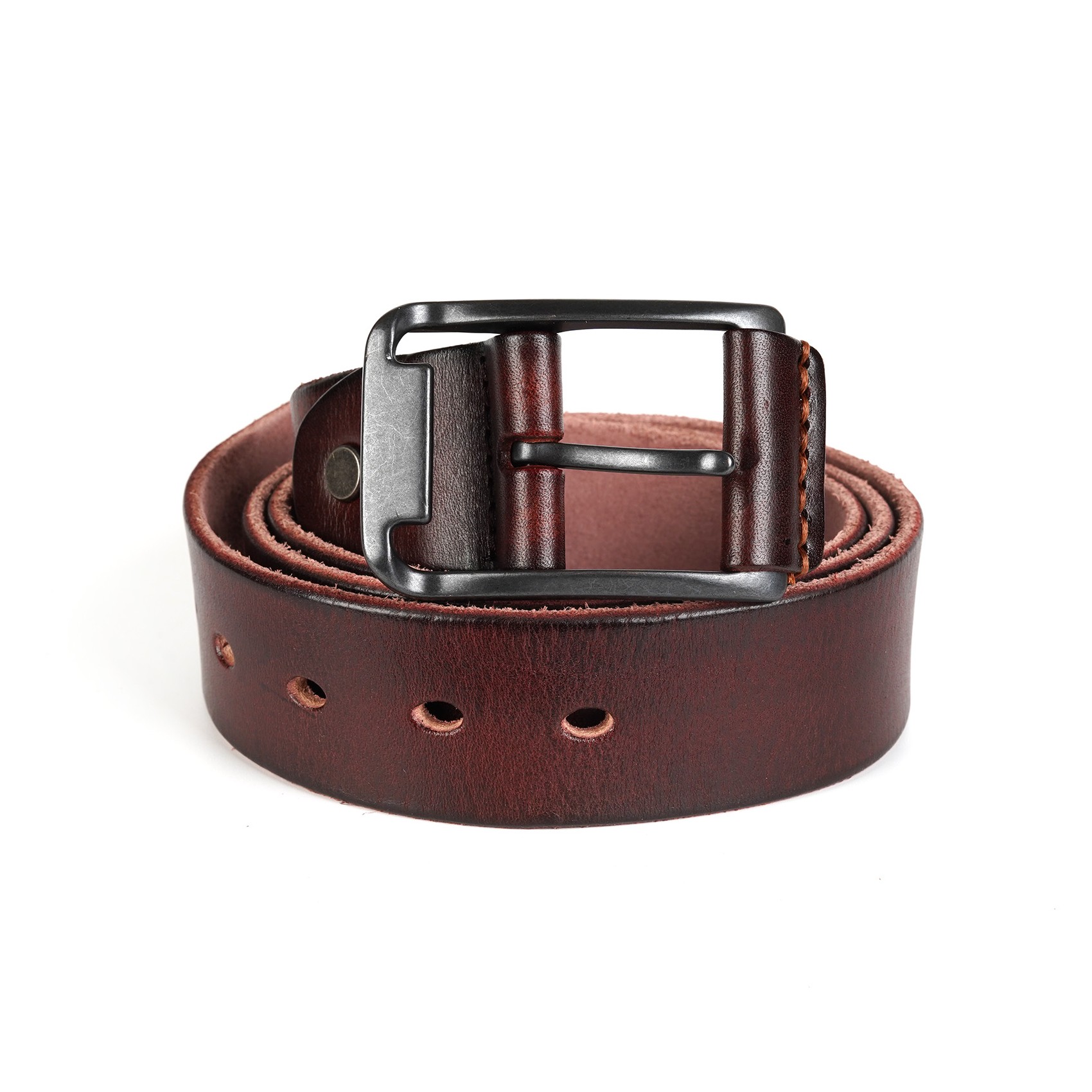 Чоловічий шкіряний ремінь Edwin коричневий