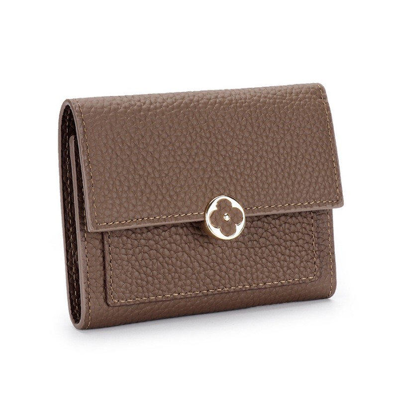 Жіночий шкіряний гаманець Whitney коричневий фото