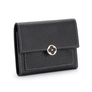 Жіночий шкіряний гаманець Whitney чорний