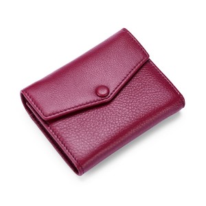 Женский кожаный кошелек Belinda красный