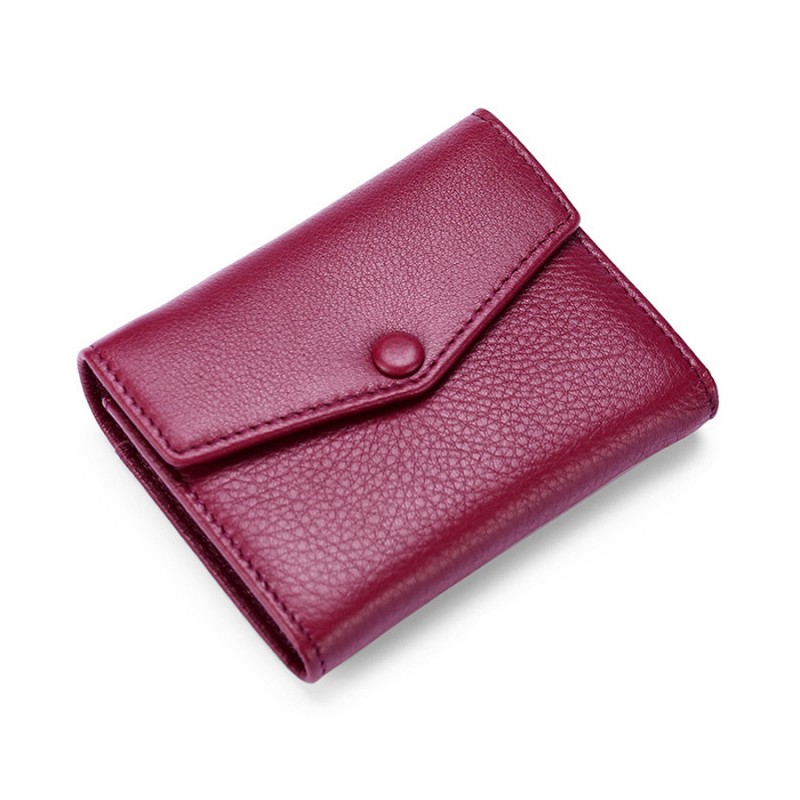 Жіночий шкіряний гаманець Belinda червоний