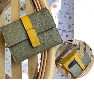 Женский кожаный кошелек Rachel фисташковый фото