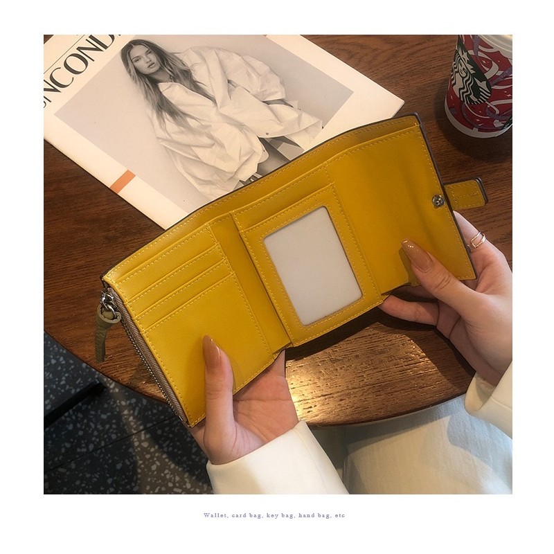 Женский кожаный кошелек Rachel фисташковый - 11 фото