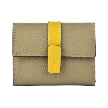 Жіночий шкіряний гаманець Rachel фісташковий фото