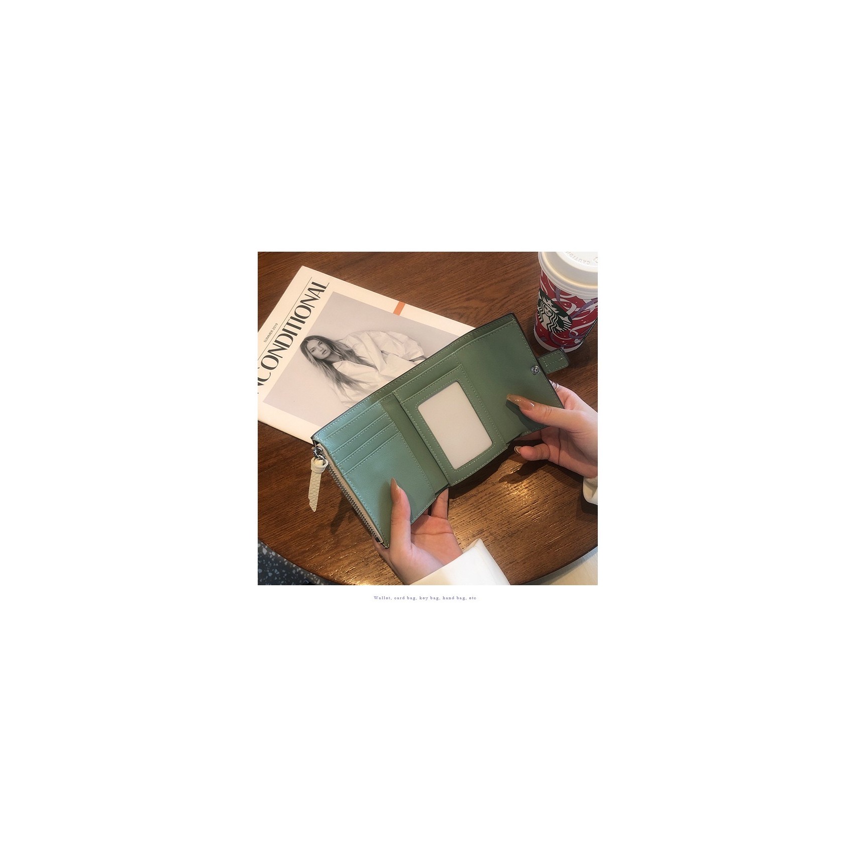 Жіночий шкіряний гаманець Rachel білий