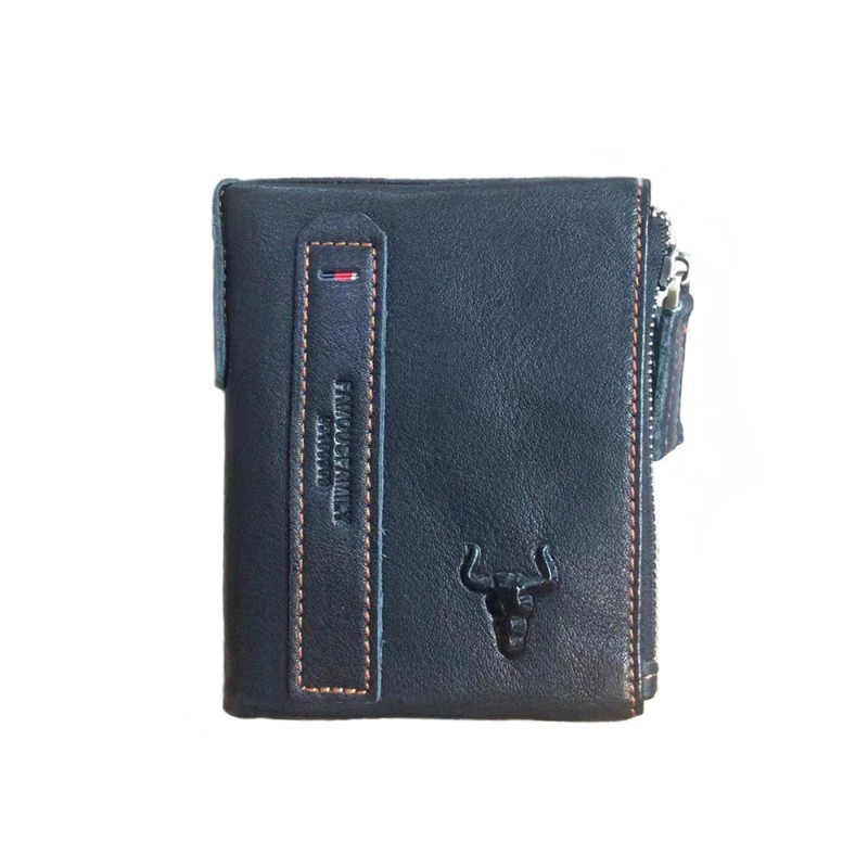 Мужской кожаный кошелек Corrida черный фото