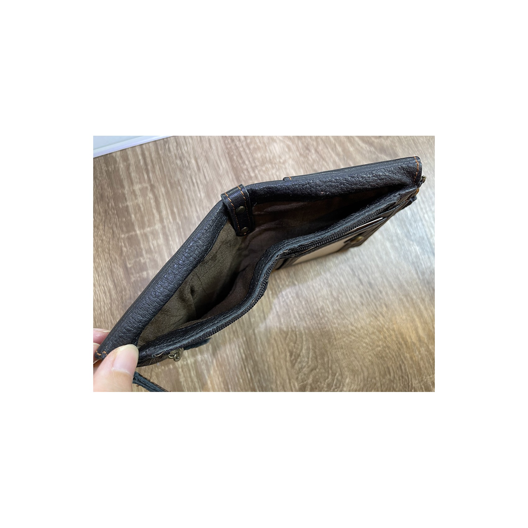 Чоловічий шкіряний гаманець Corrida чорний