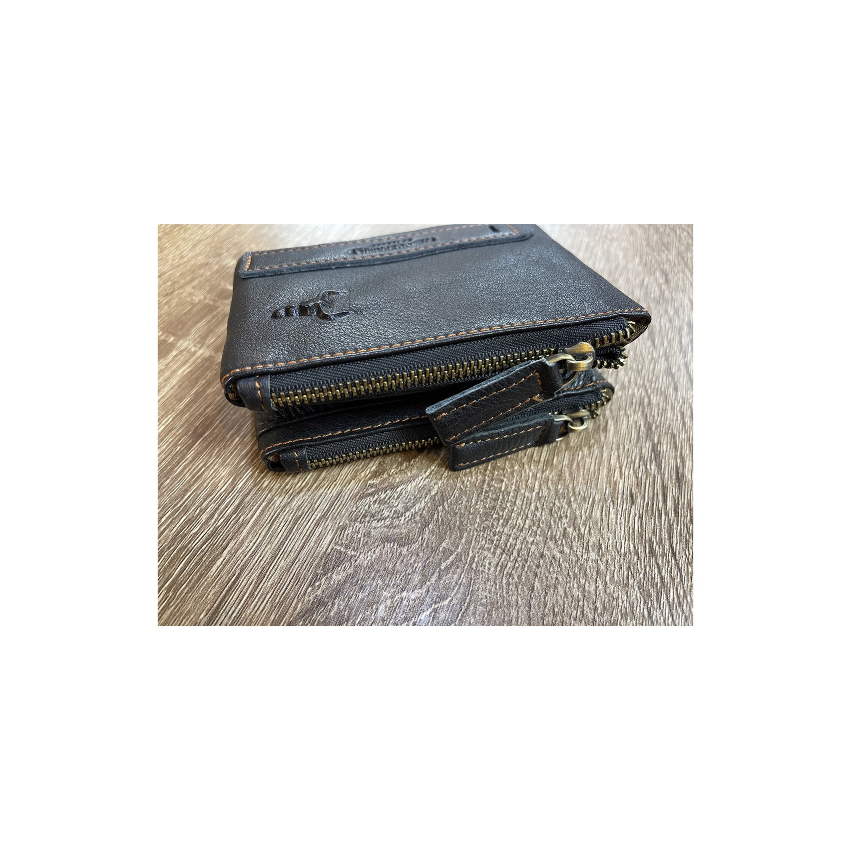 Чоловічий шкіряний гаманець Corrida чорний