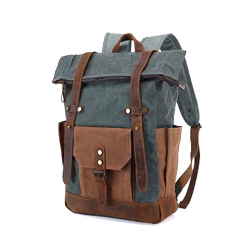 Мужской городской рюкзак Dylan изумрудный - 1 фото