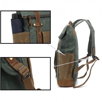 Чоловічий міський рюкзак Dylan смарагдовий фото