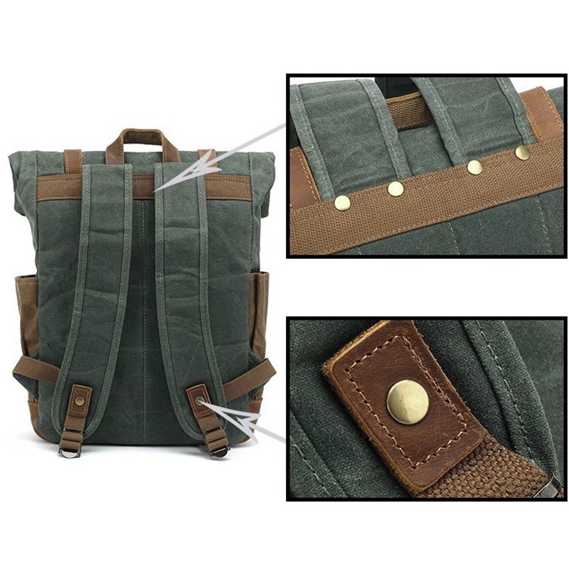 Чоловічий міський рюкзак Dylan смарагдовий - 9 фото