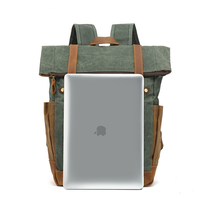 Чоловічий міський рюкзак Dylan смарагдовий - 12 фото