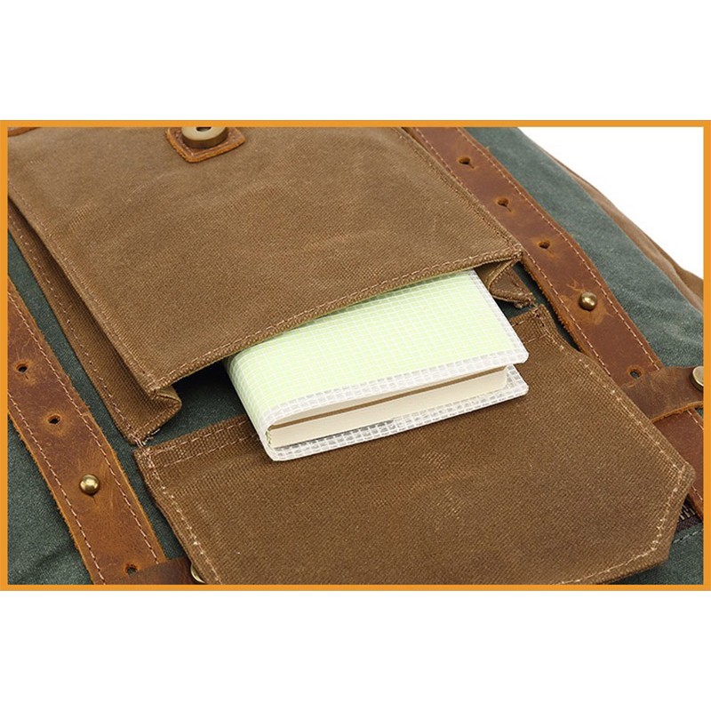 Мужской городской рюкзак Dylan изумрудный - 14 фото