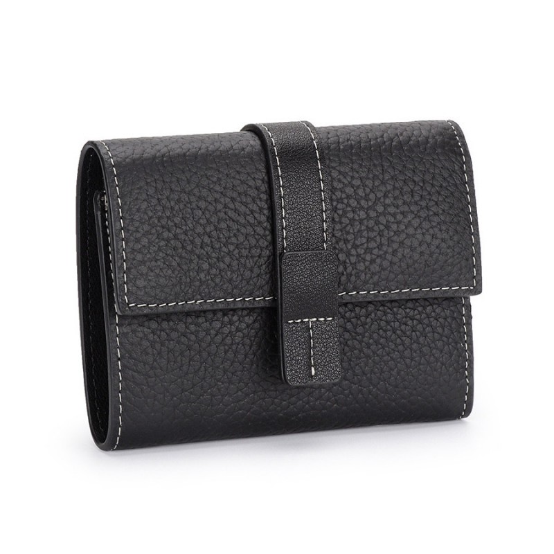 Жіночий шкіряний гаманець Rachel чорний