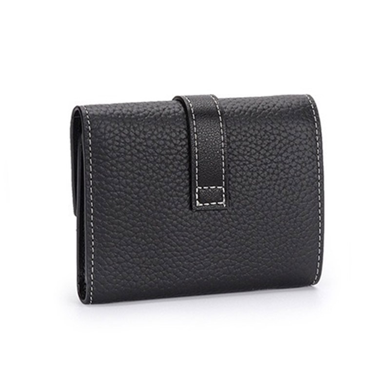 Жіночий шкіряний гаманець Rachel чорний - 7 фото