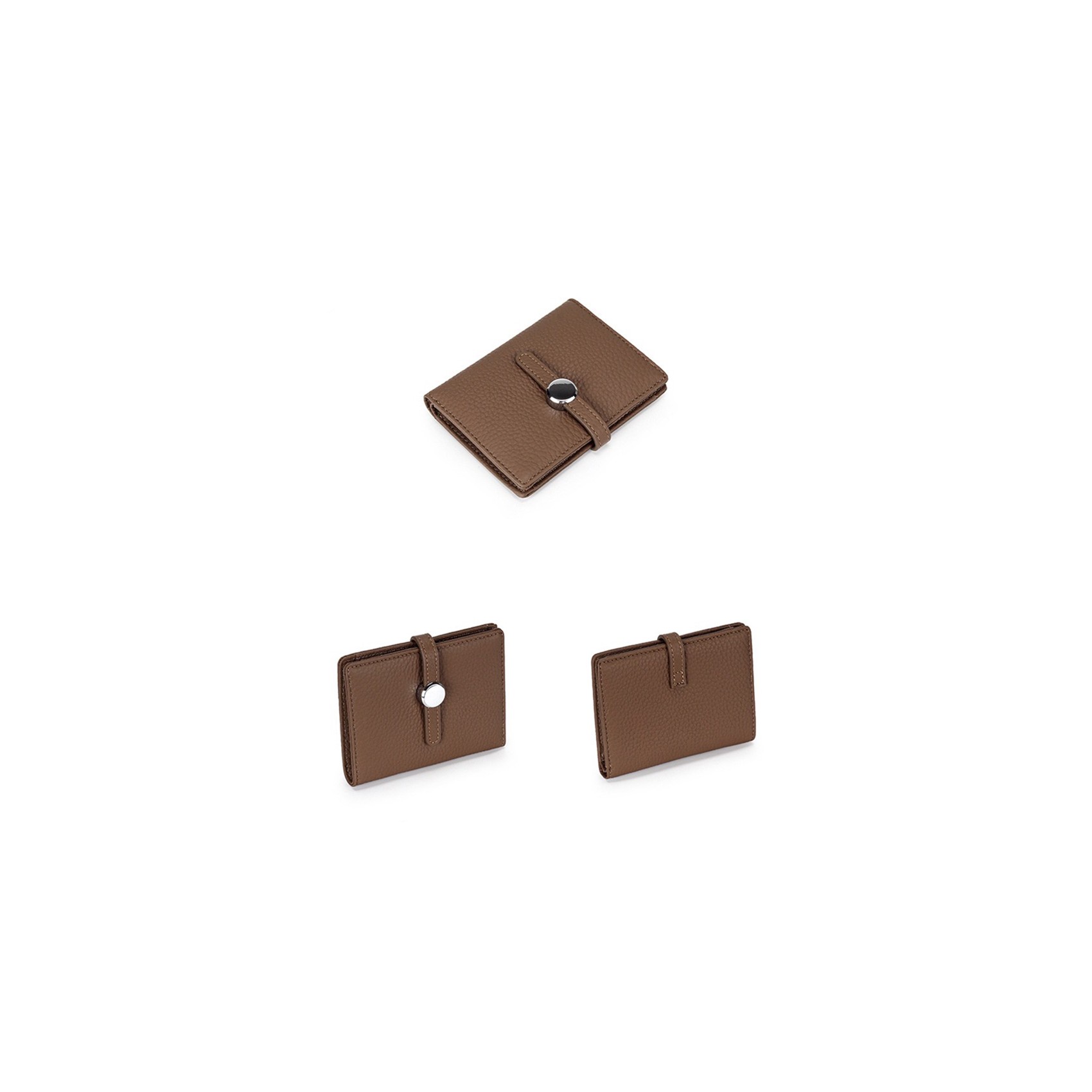 Женский кожаный кошелек Annie коричневый