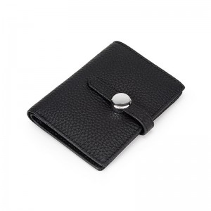 Женский кожаный кошелек Annie черный