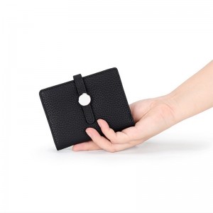 Женский кожаный кошелек Annie черный