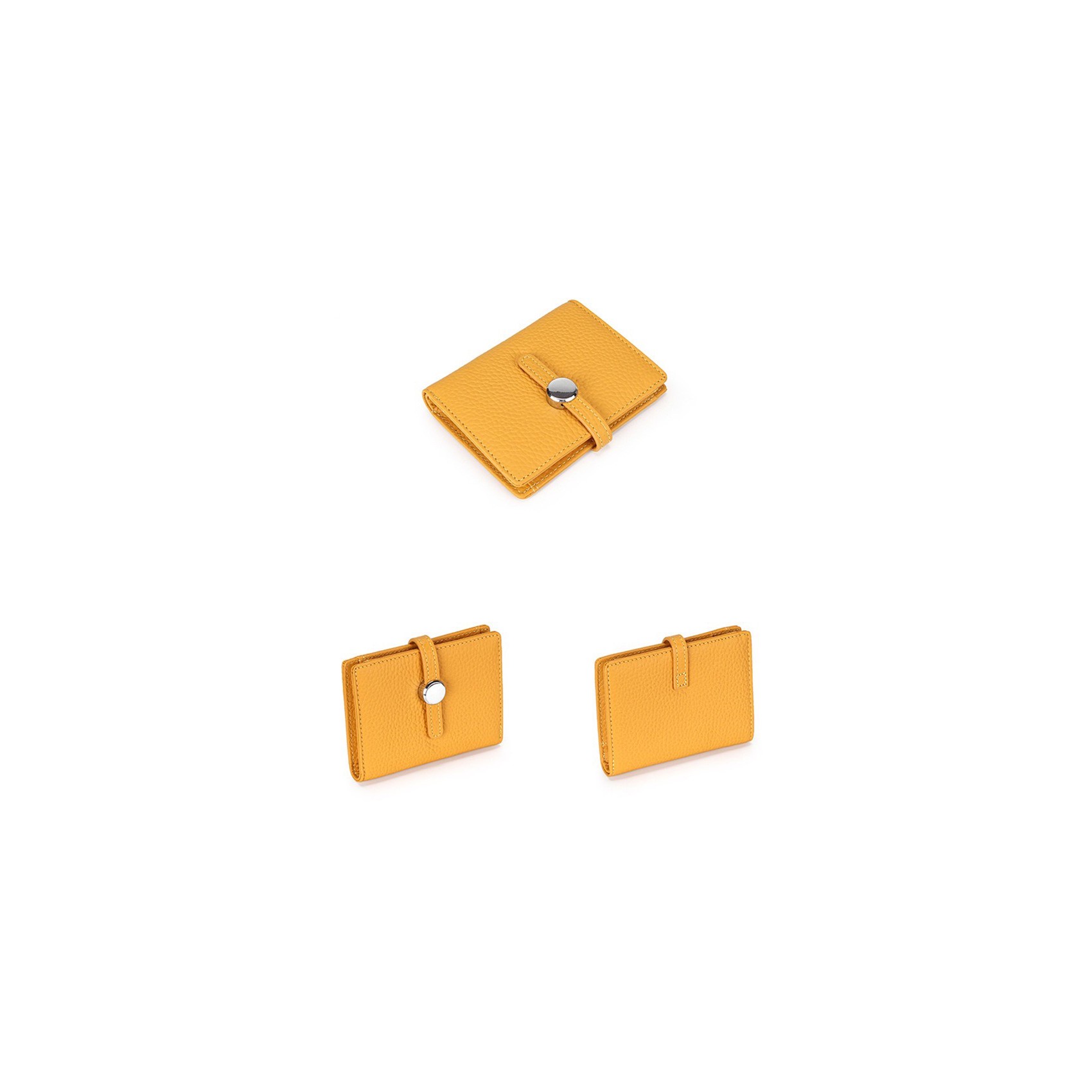 Жіночий шкіряний гаманець Annie жовтий