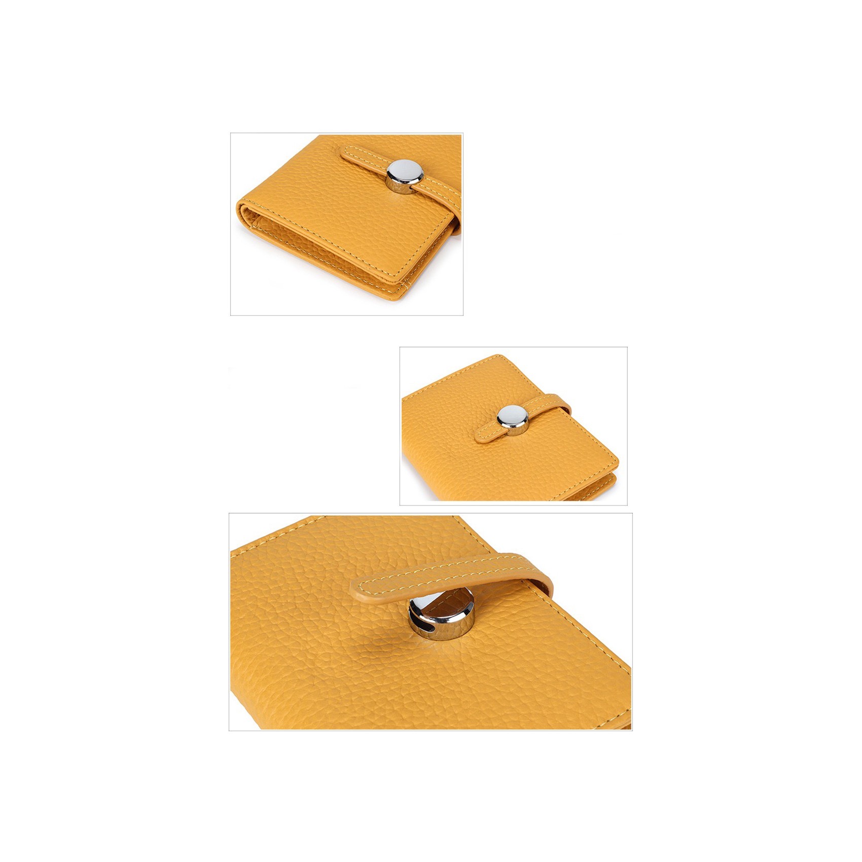 Жіночий шкіряний гаманець Annie жовтий