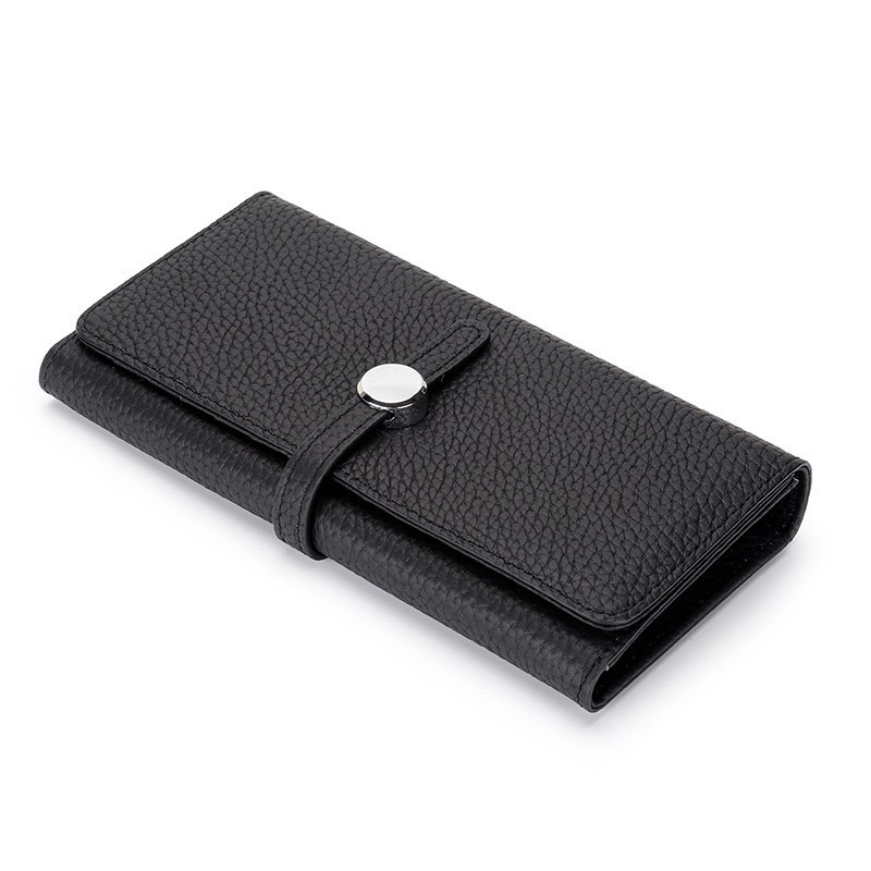 Жіночий шкіряний гаманець Vicki чорний