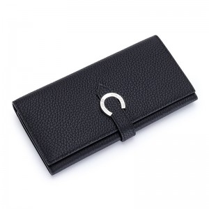 Жіночий шкіряний гаманець Louise чорний