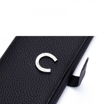 Жіночий шкіряний гаманець Louise чорний фото