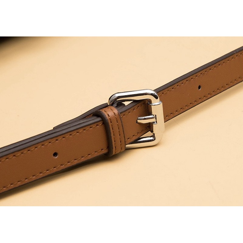 Женская кожаная сумка через плечо Molly зеленая - 6 фото