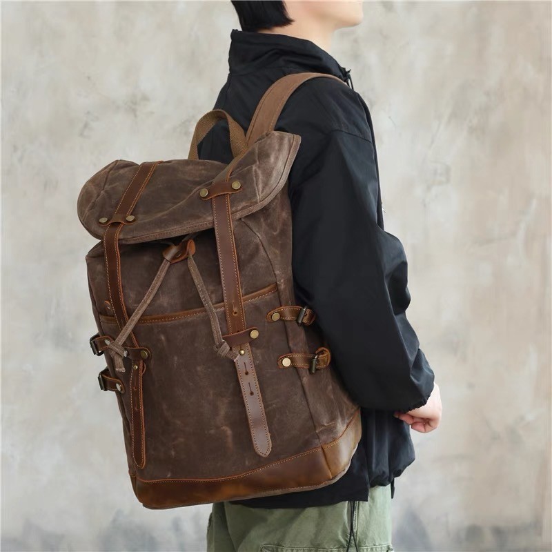 Мужской городской рюкзак Christopher тауп - 13 фото