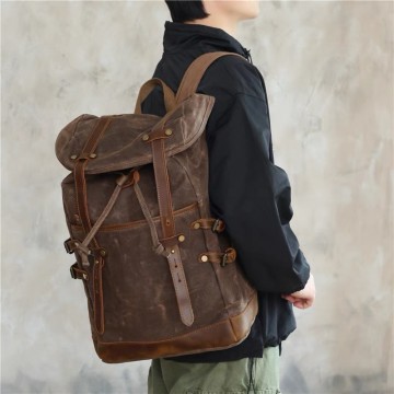 Чоловічий міський рюкзак Christopher тауп фото