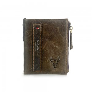 Чоловічий шкіряний гаманець Corrida коричневий