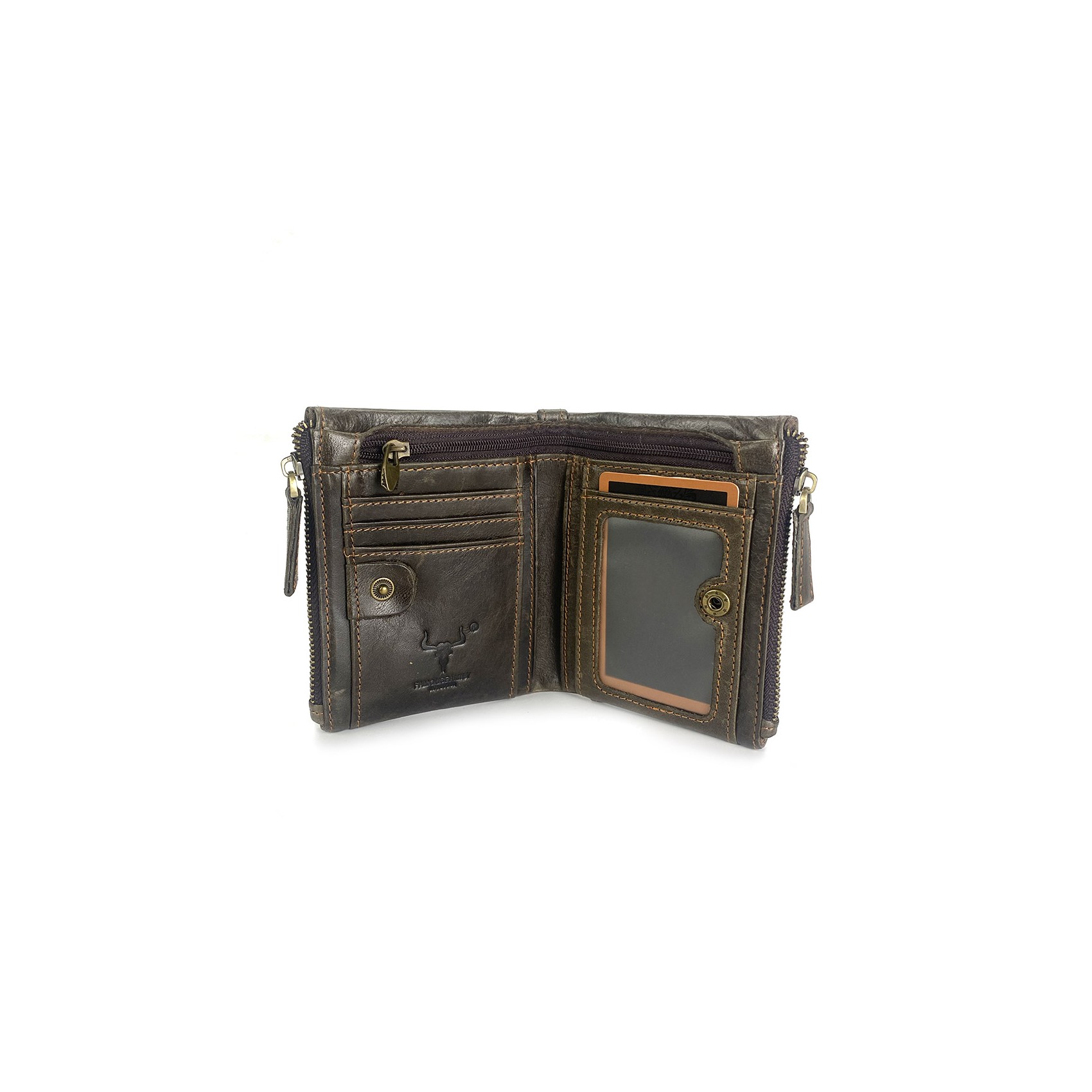 Чоловічий шкіряний гаманець Corrida коричневий