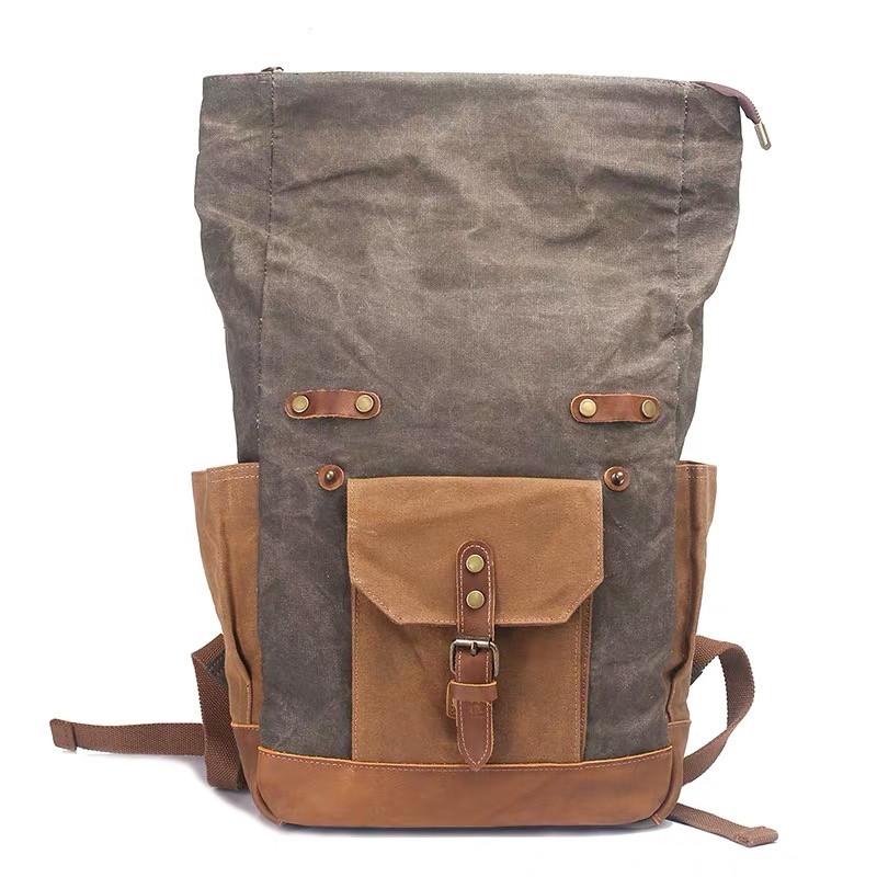 Чоловічий міський рюкзак Dylan тауп - 7 фото