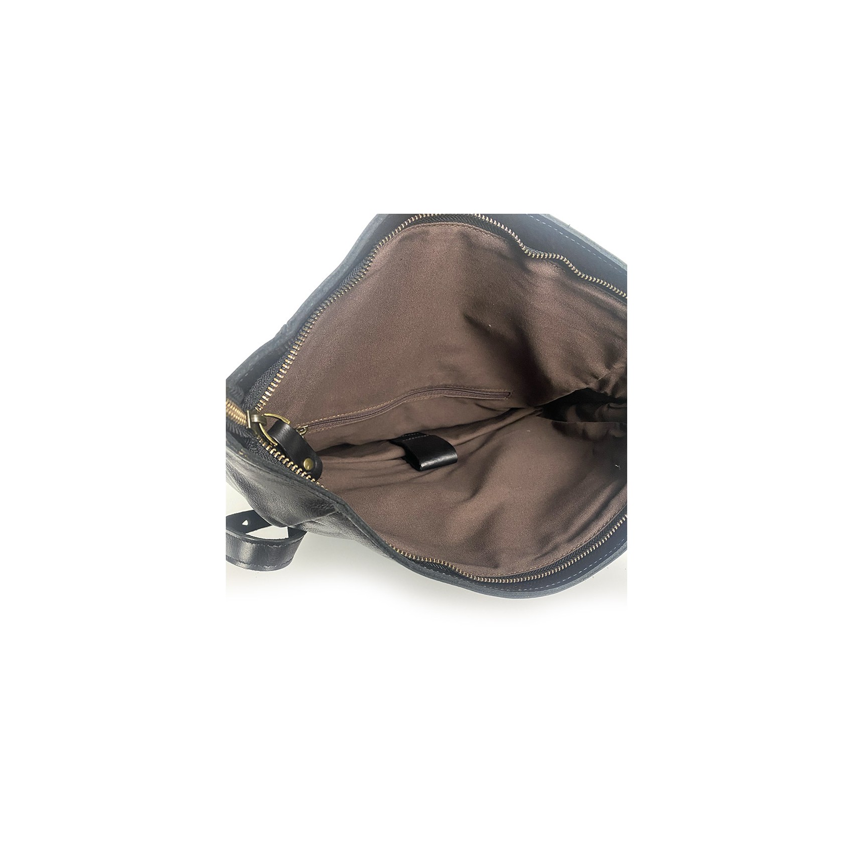 Чоловічий шкіряний рюкзак Frederick чорний для: міста, офісу та подорожей