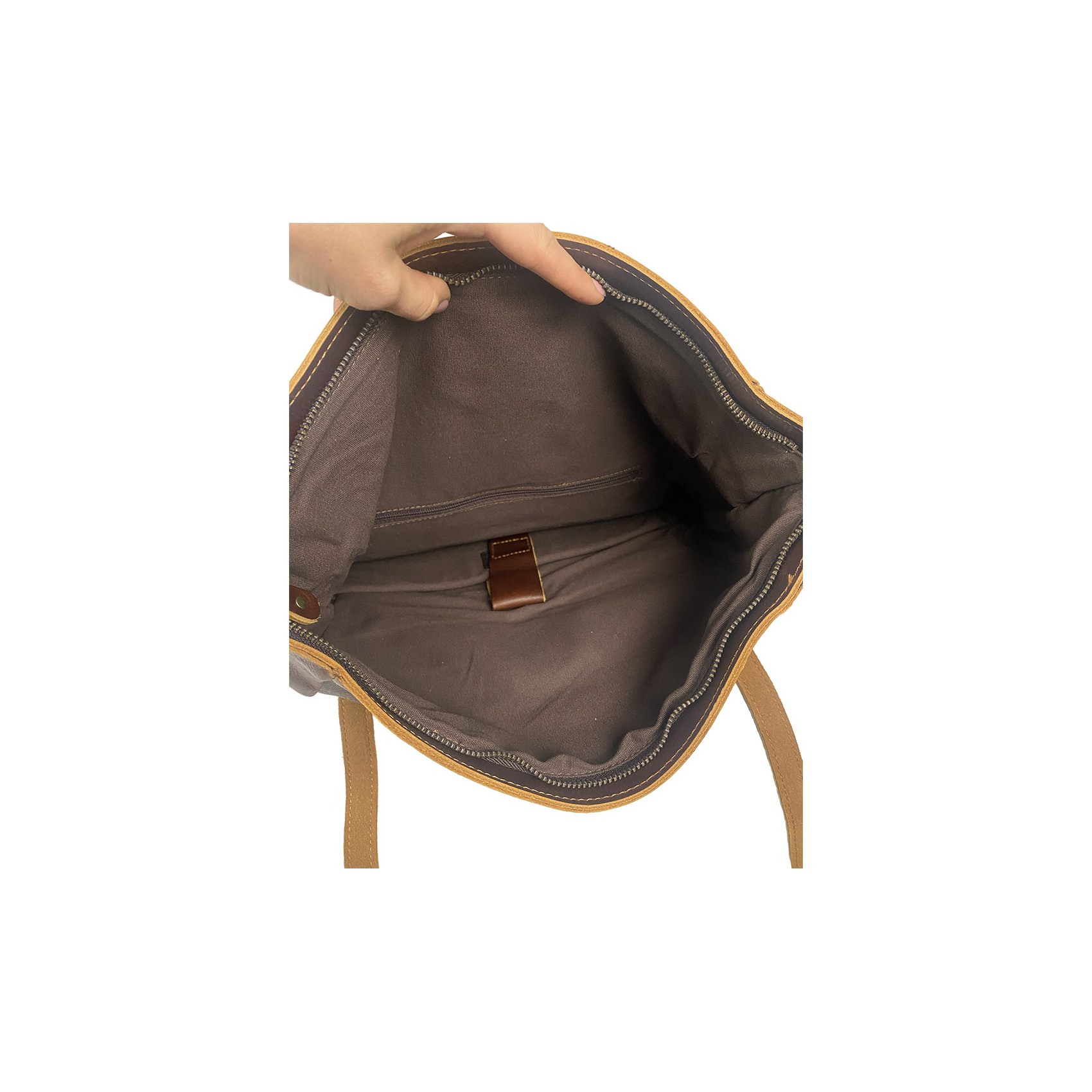 Мужской кожаный рюкзак Frederick коричневый: для города, офиса и путешествий