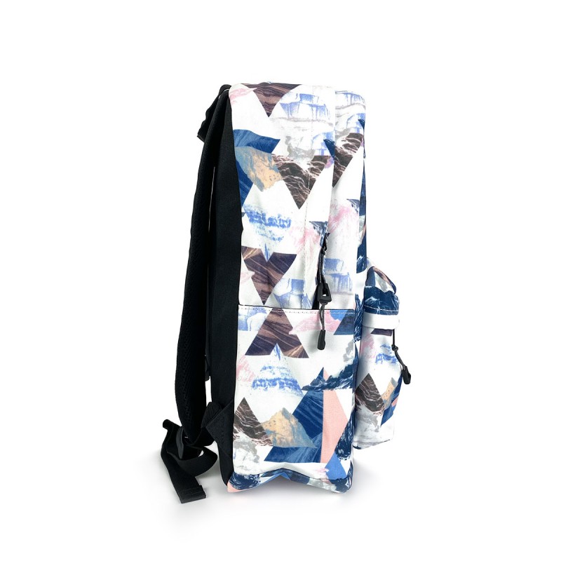 Рюкзак Mountains білий з синім малюнком - 1 фото