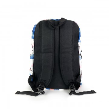 Рюкзак Mountains білий з синім малюнком фото