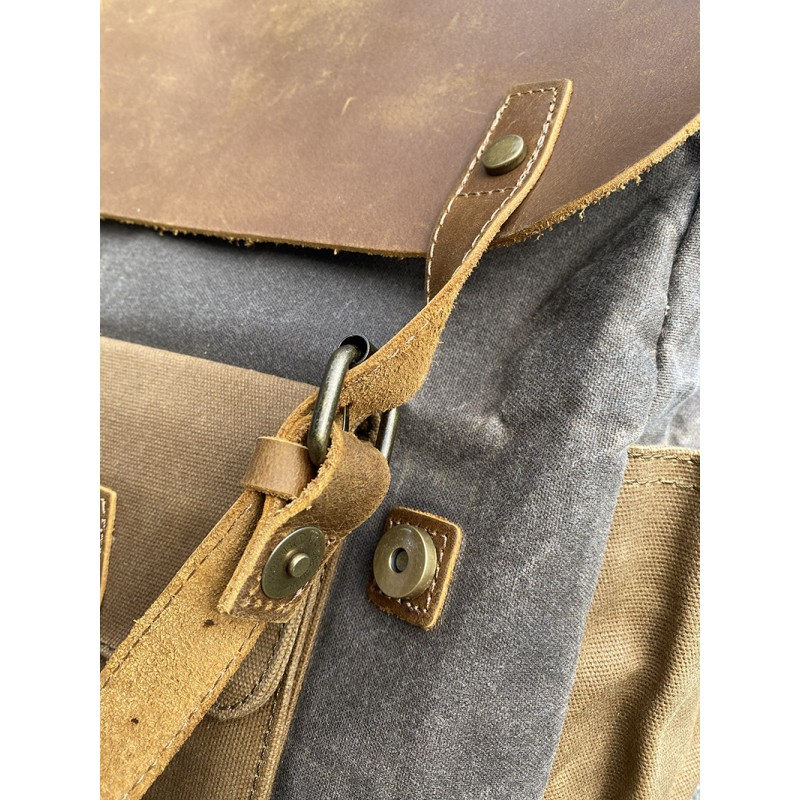 Чоловічий міський рюкзак Jacob тауп - 10 фото