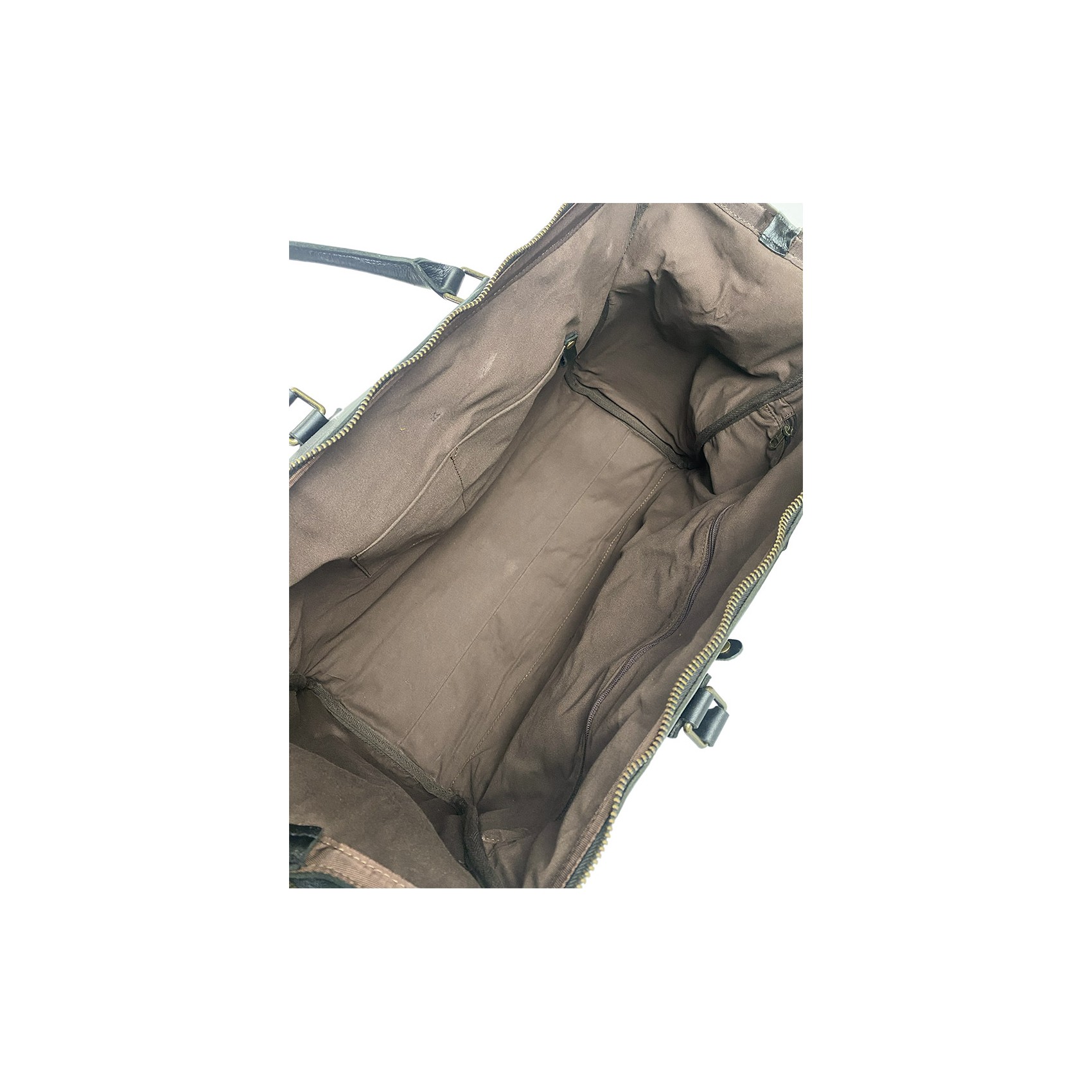 Чоловіча шкіряна дорожня сумка Hubert чорна