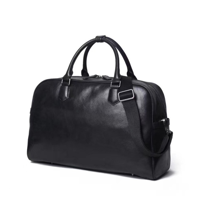 Чоловіча шкіряна дорожня сумка Sherlock чорна