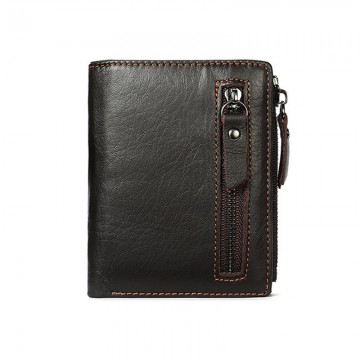 Чоловічий гаманець Kentucky шкіряний темно-коричневий фото