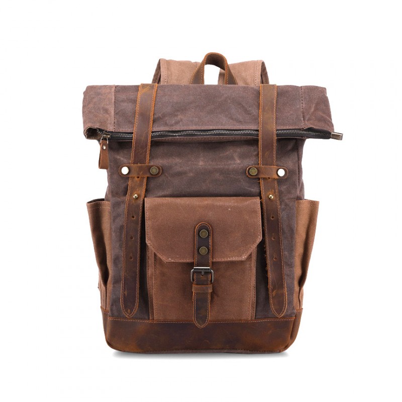 Чоловічий міський рюкзак Dylan коричневий фото