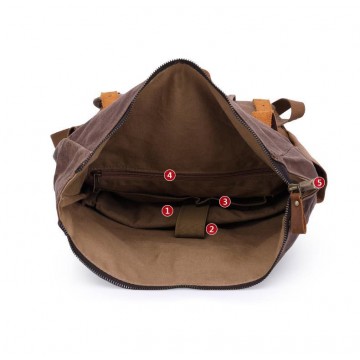 Мужской городской рюкзак Dylan коричневый фото