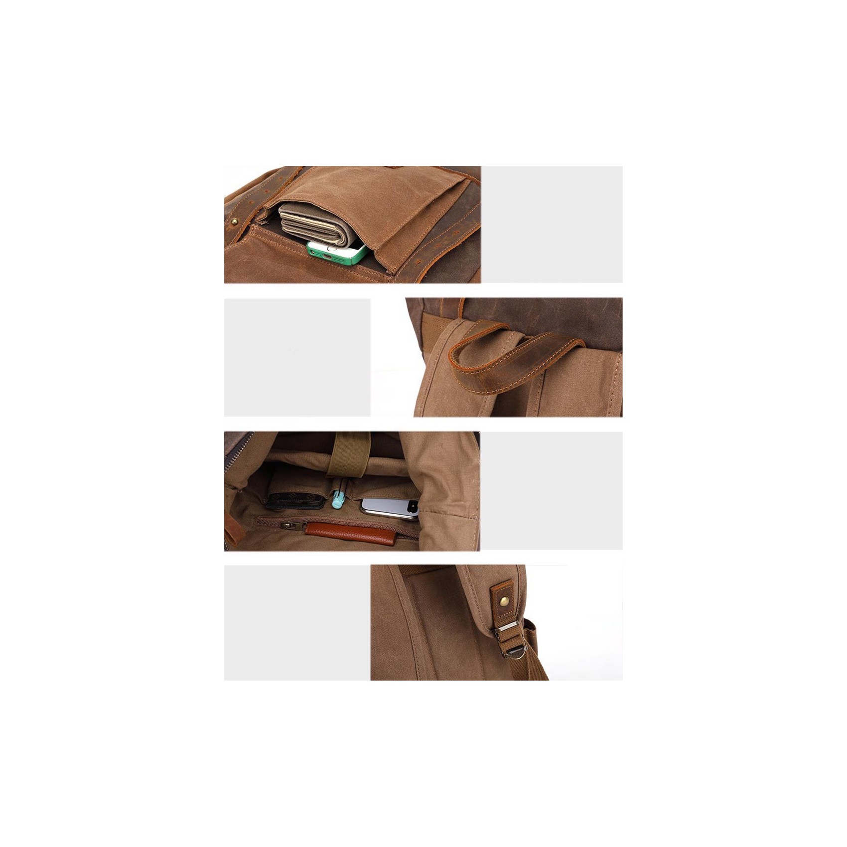 Мужской городской рюкзак Dylan коричневый